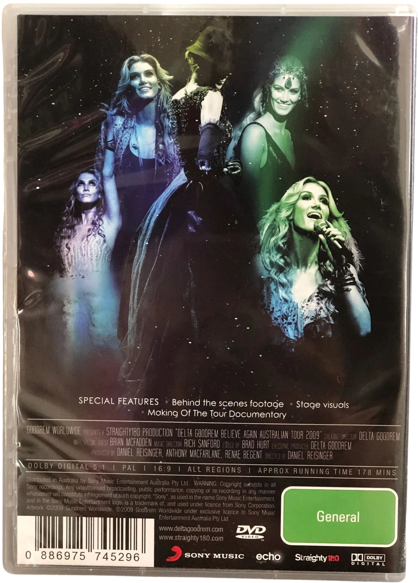 Delta Goodrem Believe Again signed DVD