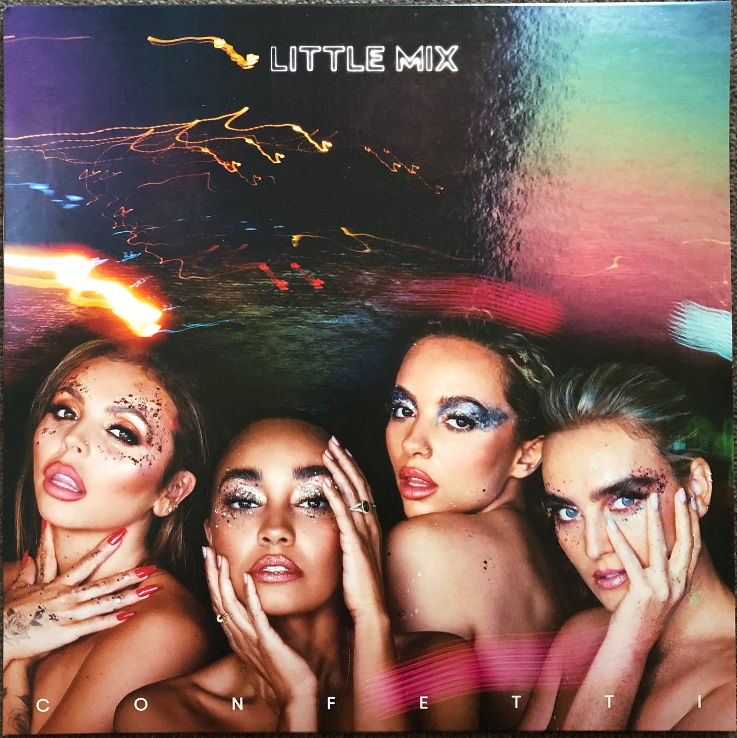 Little Mix Confetti black vinyl & signed insert