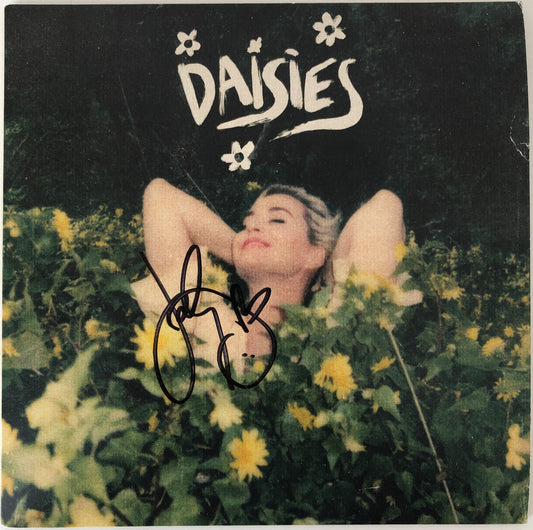 Katy Perry signed Daisies vinyl