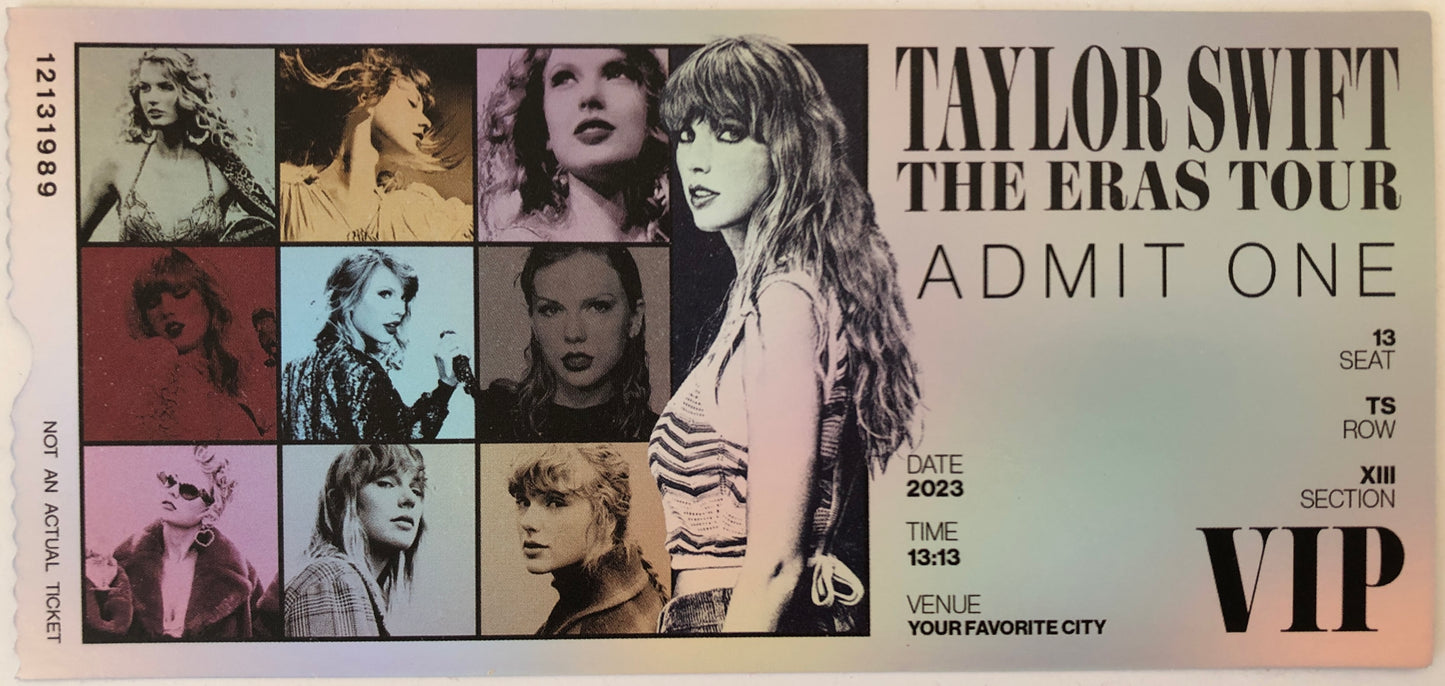 Taylor Swift Eras Tour Souvenir ticket