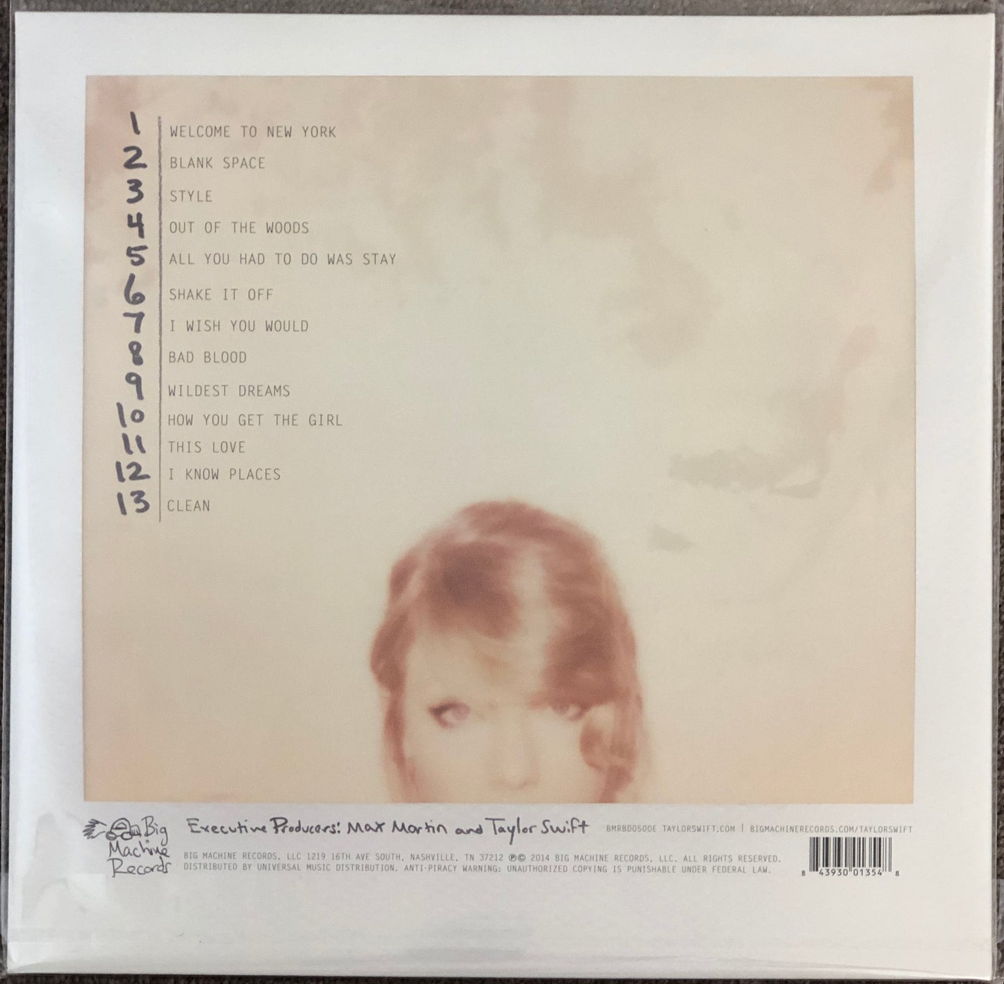 Taylor Swift 1989 pink Vinyl