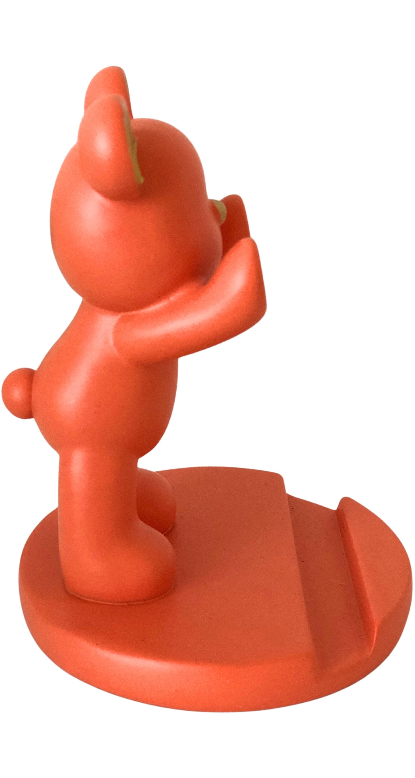 Bear phone stand (orange)