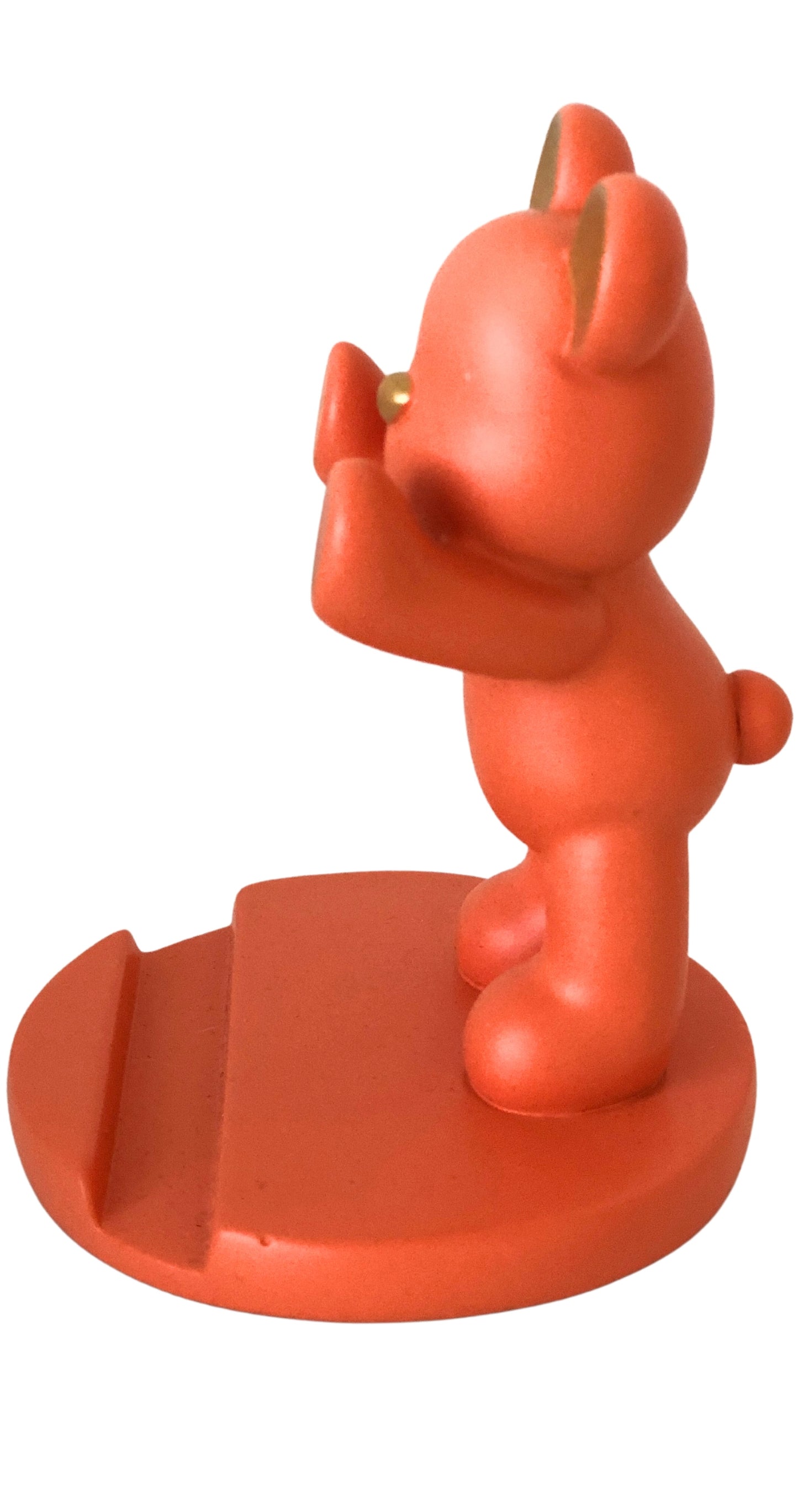 Bear phone stand (orange)